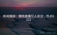 新闻播报：樱桃直播引人关注 · 热点6121