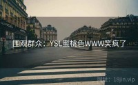 围观群众：YSL蜜桃色WWW笑疯了
